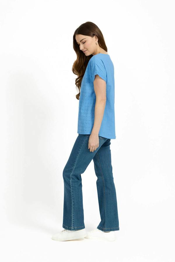 Mudflower Embroidery Anglaise Top