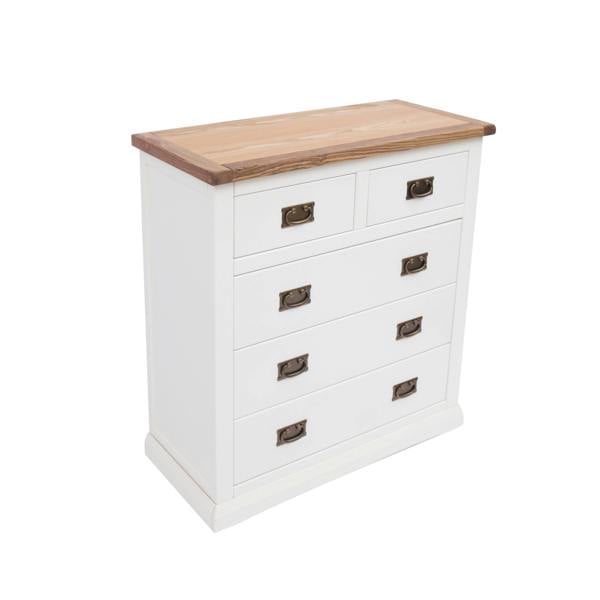 Cabinet Bits Cosenza 5 Drawer Chest of Drawers Bras Drop Handle