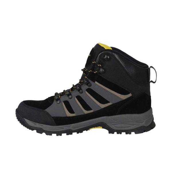 Dunlop Mens Michigan Steel Toe Cap Safety Boots - Black/Charcoal - 