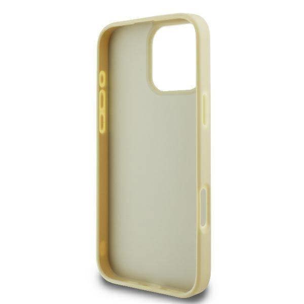 Karl Lagerfeld Metal Signature Case for iPhone 16 Pro 6.3" Gold - KLHCP16LPFMFBKMD