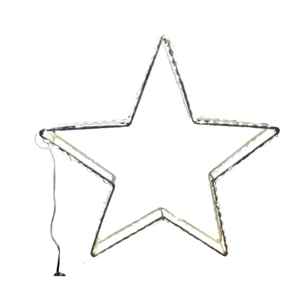 Samuel Alexander 38cm LED Dewdrop Open Star Indoor Outdoor Christmas Decoration in Warm White