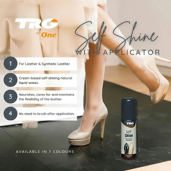 TRG Self Shine - Sponge Applicator System for Polishing Shoes & Boots 75ml