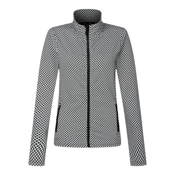Dare 2B Womens/Ladies Descend III Jacquard Midlayer - Black/Egret - 