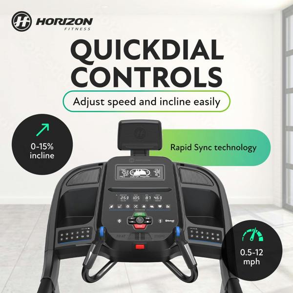 Grade B - Horizon 7.0AT @Zone Treadmill - uk.johnsonfitness.com