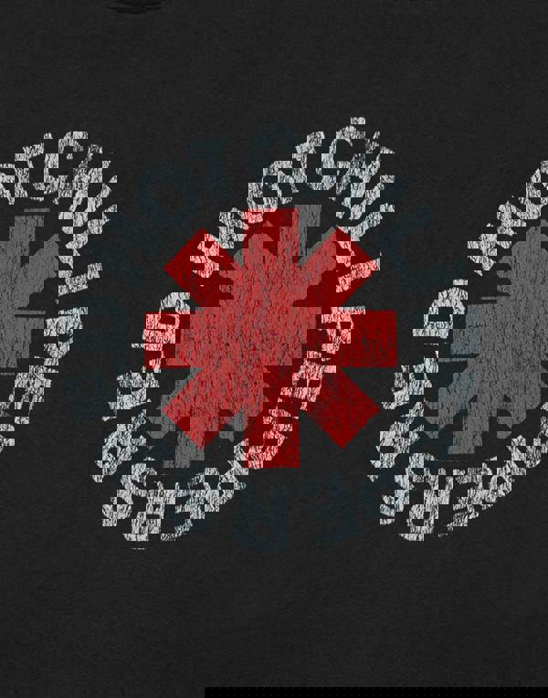 Red Hot Chili Peppers Unisex Black Logo T-shirt Short Sleeved T-Shirt