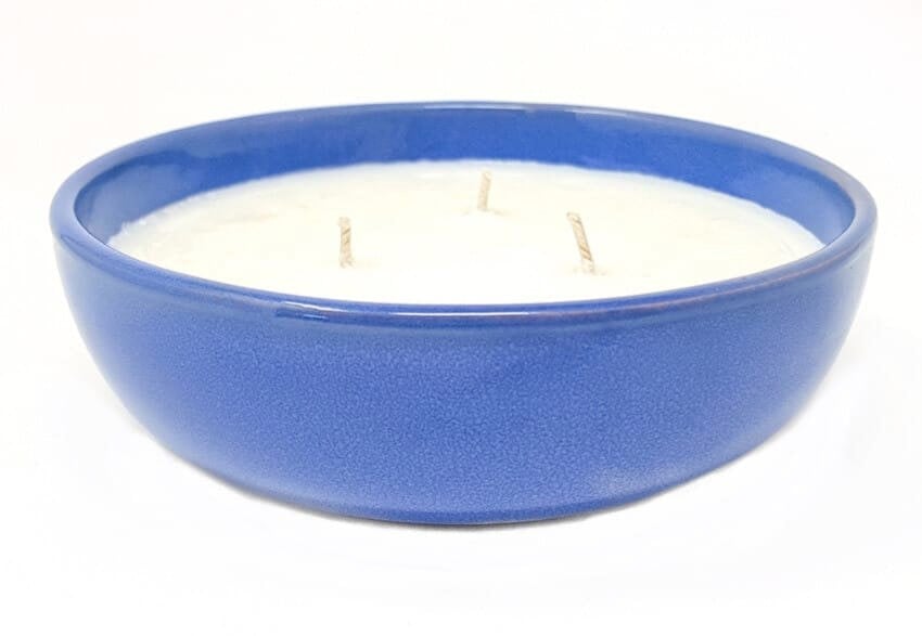 Selena Candles - Reusable 14Cm Diam Assorted Hand Dipped Glazed Bowls