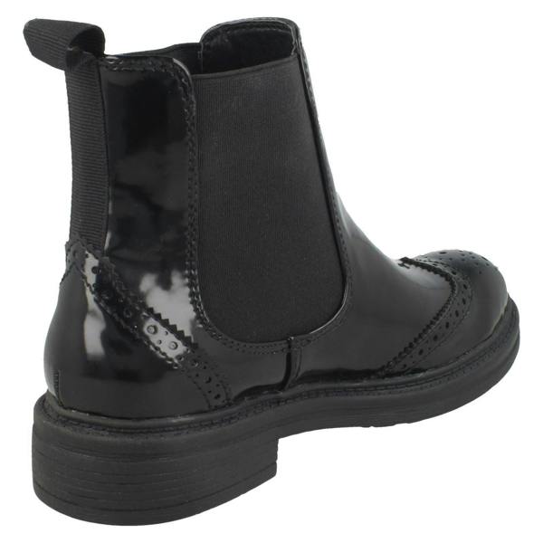 Down to Earth Ladies Down To Earth Block Heel Ankle Boots F50956