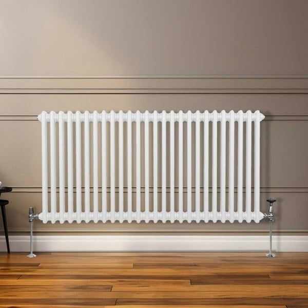 Monstershop Traditional 2 Column Radiator - 600 x 1192mm - White