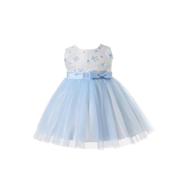 Cinda Embroidered Floral Party Dress