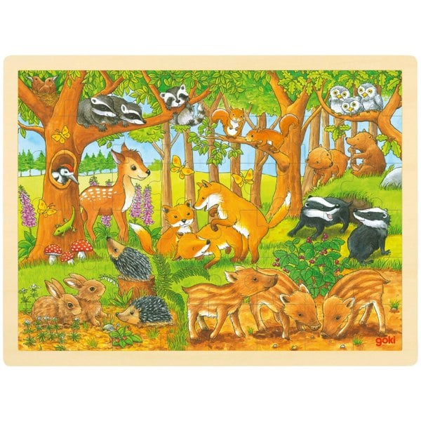 Goki Puzzle - Baby Animals