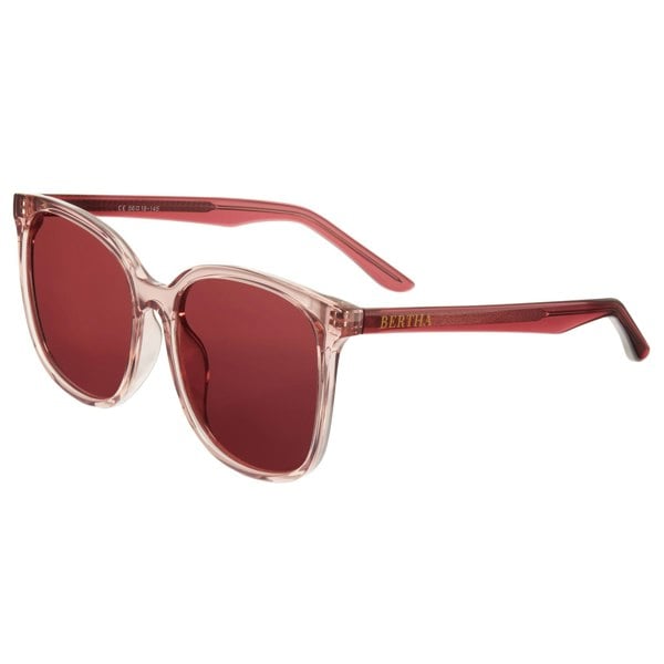 Bertha Avery Polarized Sunglasses - Pink/Pink - BRSBR050C3