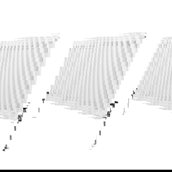 Monstershop Traditional 2 Column Radiator - 600 x 1462mm - White