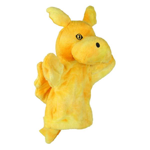 The Puppet Company Dragon (yellow) - ECO Puppet Buddies