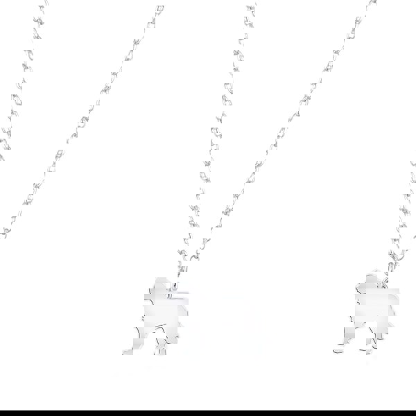 Newfoundland Silhouette Silver Necklace - Personalised - MYLEE London