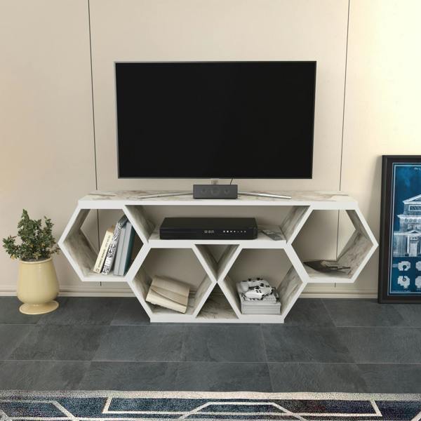 Decorotika Bal Modern Tv Stand TV Cabinet for TV's up to 55"