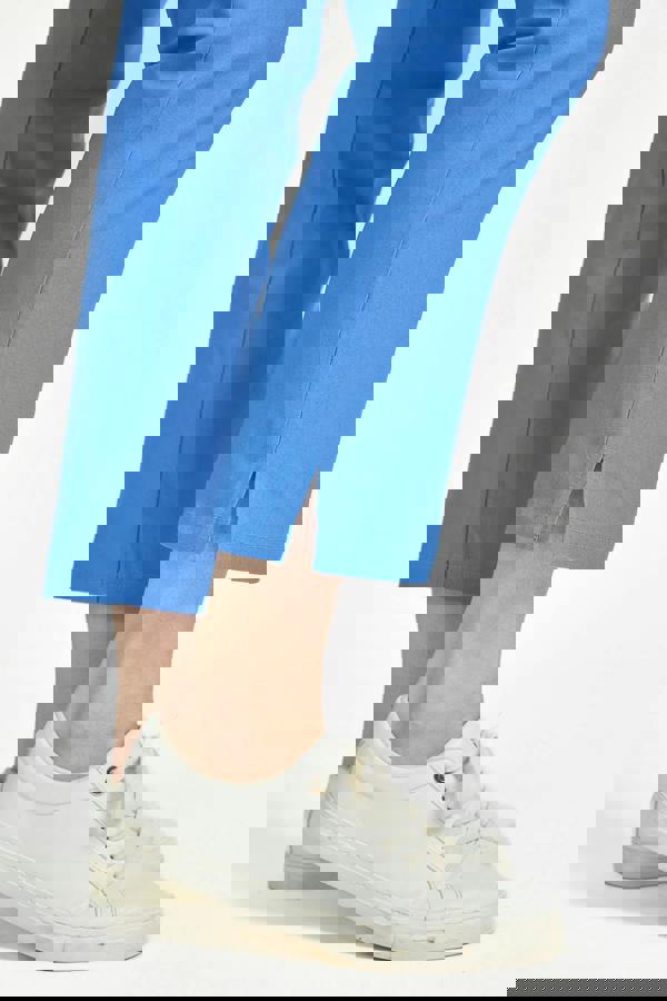 Mudflower Button Detailed Bengaline Stretch Trousers