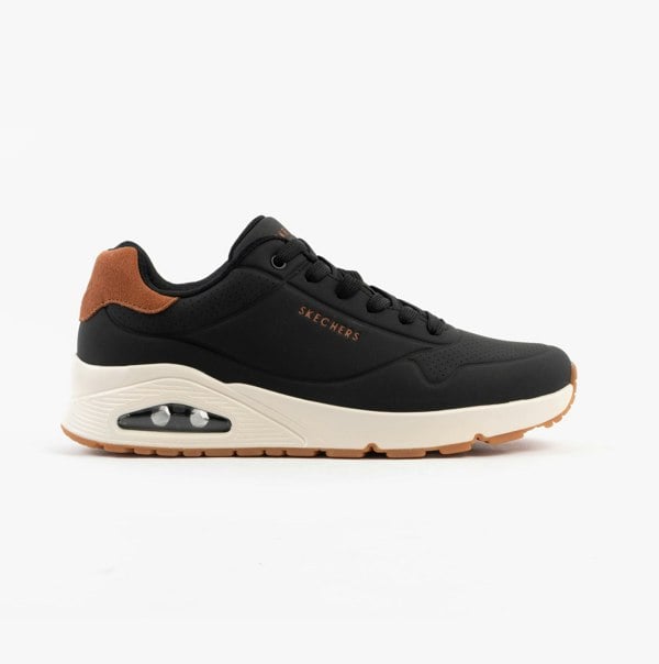 Skechers UNO - SUITED ON AIR Mens Trainers Black