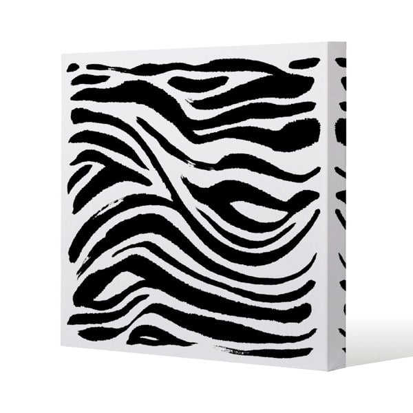 Benjamin Tate Design Zebra Stripes Print (Canvas Print)
