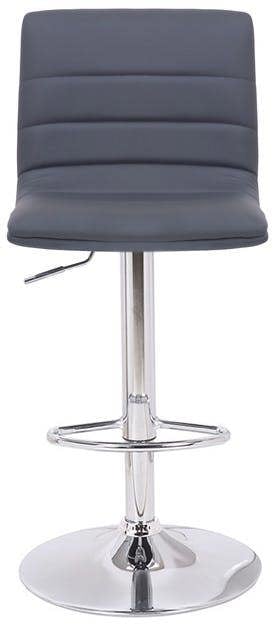 Lamboro Aldo Swivel Kitchen Barstool with Adjustable Height and Chrome Base