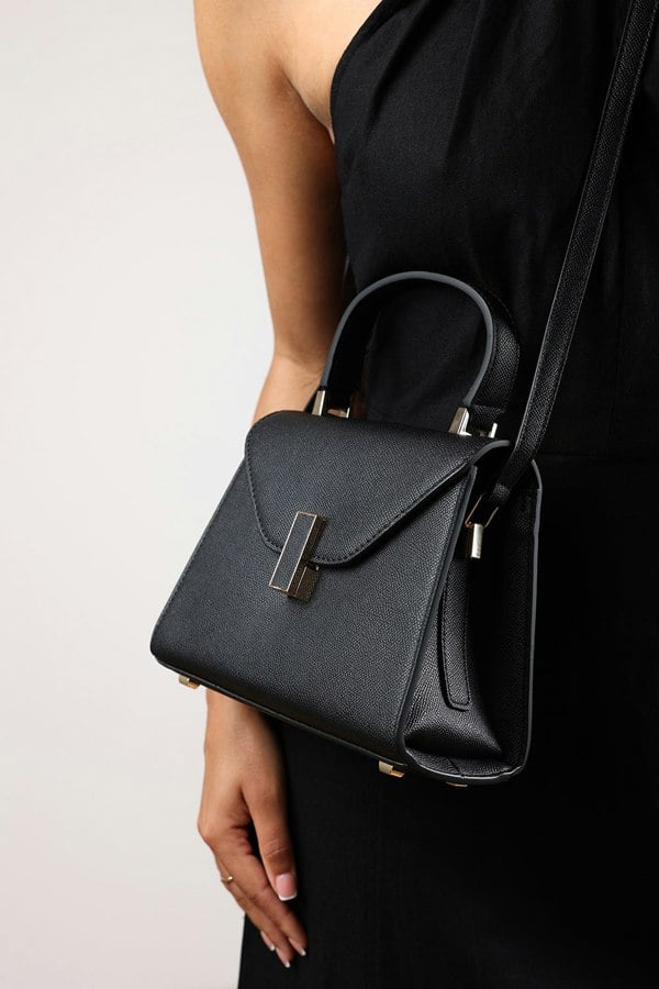 Where's That From Mareas Elegant Top Handle Shoulder Bag In Black