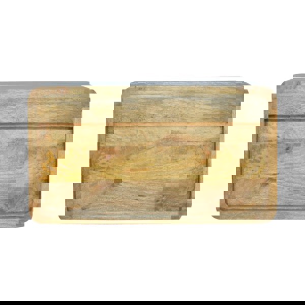 Artisan Furniture Solid Wood Oak-ish 2 Drawer Floating Bedside Table