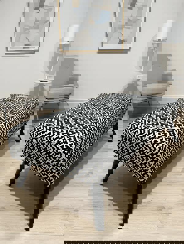 Multi-Use Pouffe Ottoman Bench as Window Bay Seat - ISTOOLS