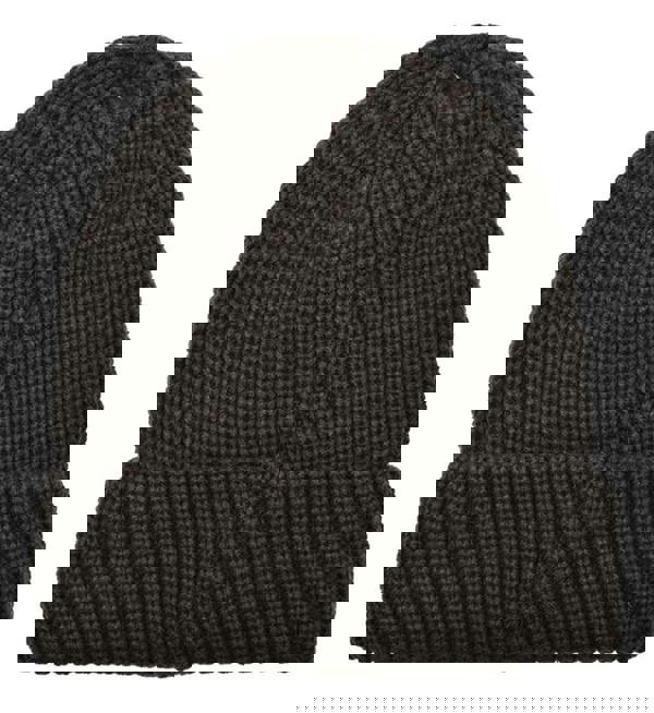 Lambretta Knitted Fleece Turn Up Bobble Skater Style Beanie Hat