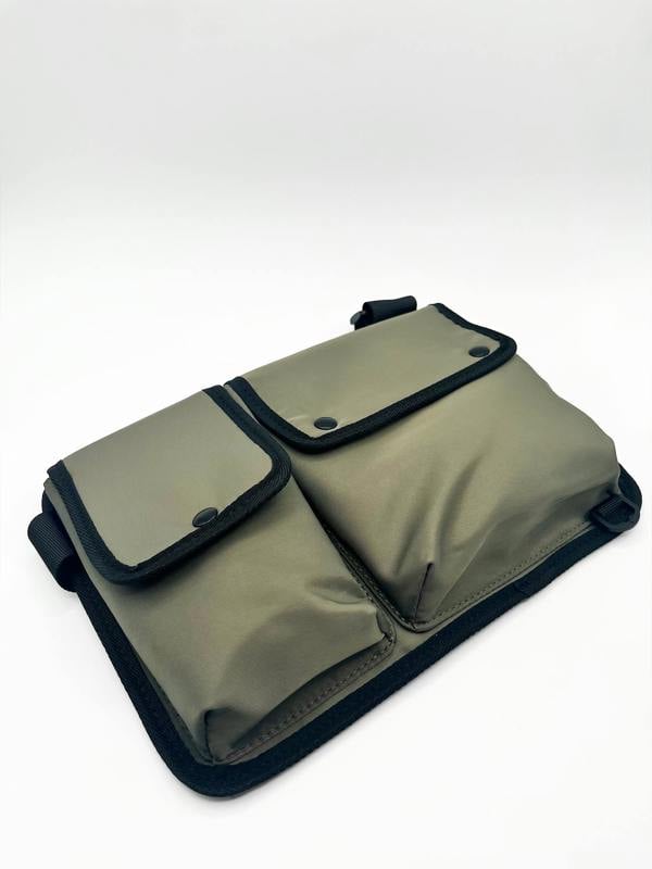SVNX Nylon chest bag in moss - svnx