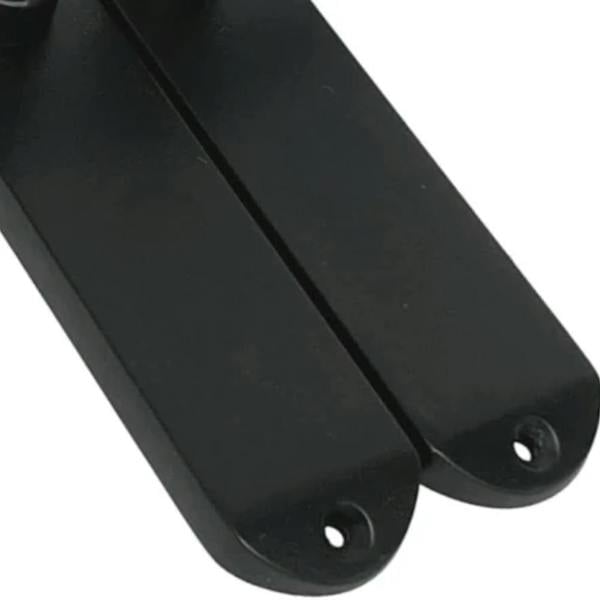 EDH Door Hardware Matt Black Cadenza Victorian Scroll Door Handles – 1, 3 & 5 Pair Packs – 178mm x 38mm