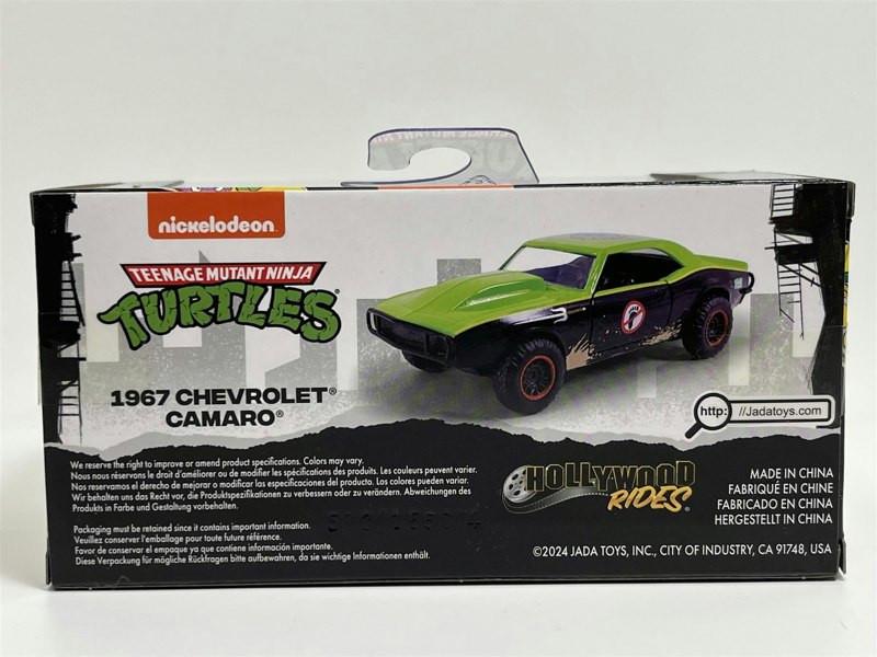 Jada Teenage Mutant Ninja Turtles TMNT 1967 Chevrolet Camaro 1:32 Scale Jada 35665