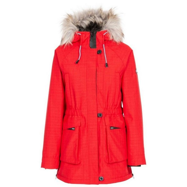 Trespass Women's Caption Waterproof Parka - Red