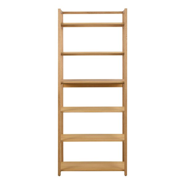 Wyld Haus Kigali Rectangular 6 Shelves Oak Bookcase
