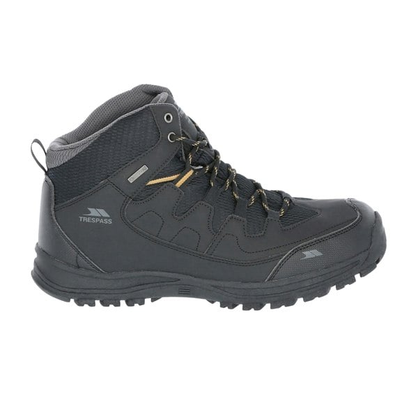 Trespass Mens Finley Waterproof Walking Boots - Black