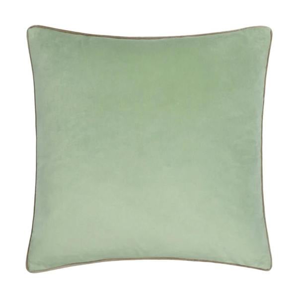 Furn Meridian Velvet Cushion Cover - Eucalyptus/Natural - 