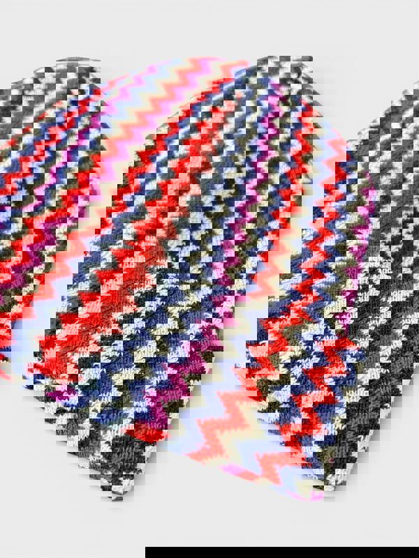 Missoni Zigzag Beanie Multi Orange