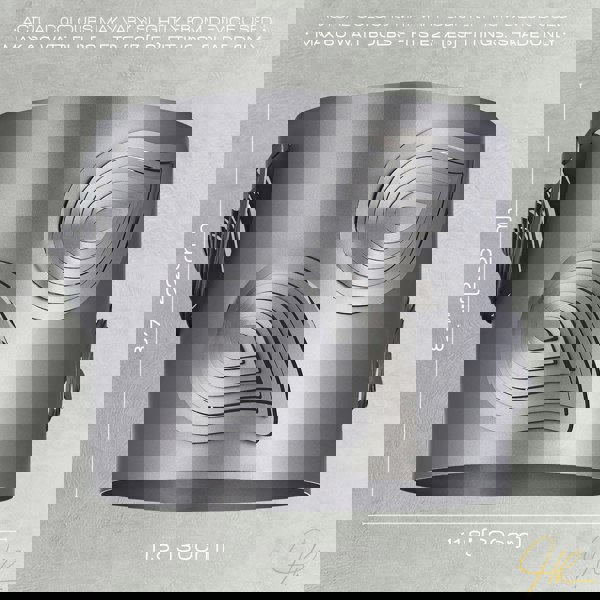 Pearl Grey Solid Metal Easy Fit Pendant Shade with Laser Cut Leaves Image 6