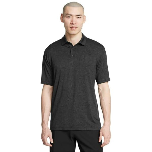 Under Armour Mens Performance Plain Polo Shirt - Black - 