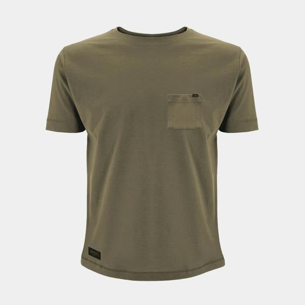 Kumu Heavyweight Pocket Tee Ash Brown