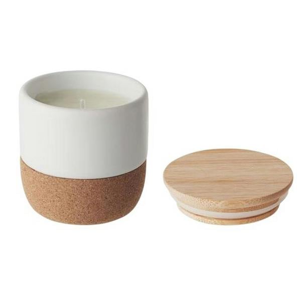 MidOcean Menkaure Plant-Based Scented Candle - White/Beige - 