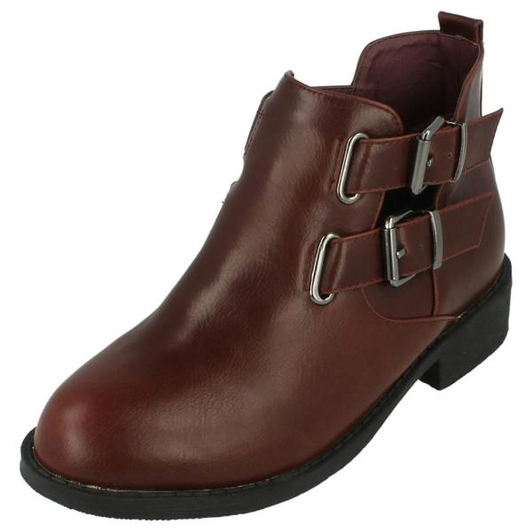 Spot On Girls Spot On Ankle Boots With Buckle Detail
