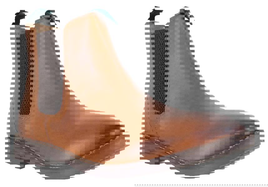 Catesby Mens Smart Casual Dress Leather Dealer Chelsea Pull On Boots