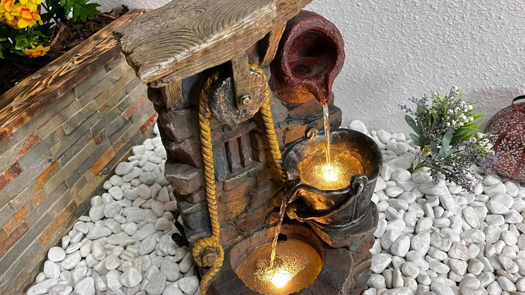 Tranquillity Water Features Rustic Jug Traditional Water Feature