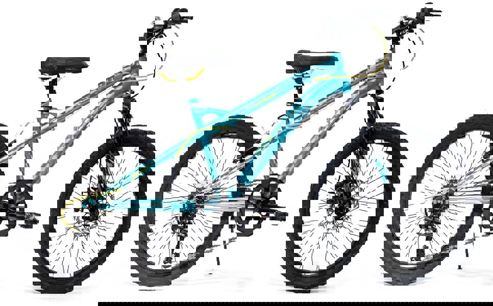 Huffy Extent 20" Kids Bike, 6 Speed - Aqua Blue