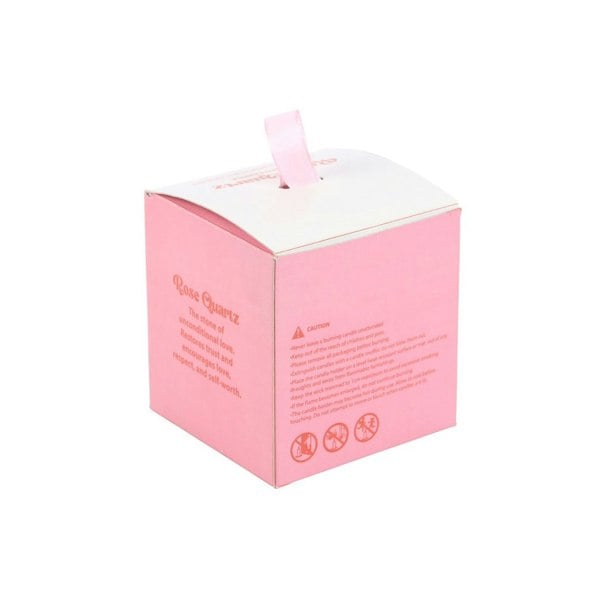 Serano The Sun Rose Quartz Crystal Chip Candle