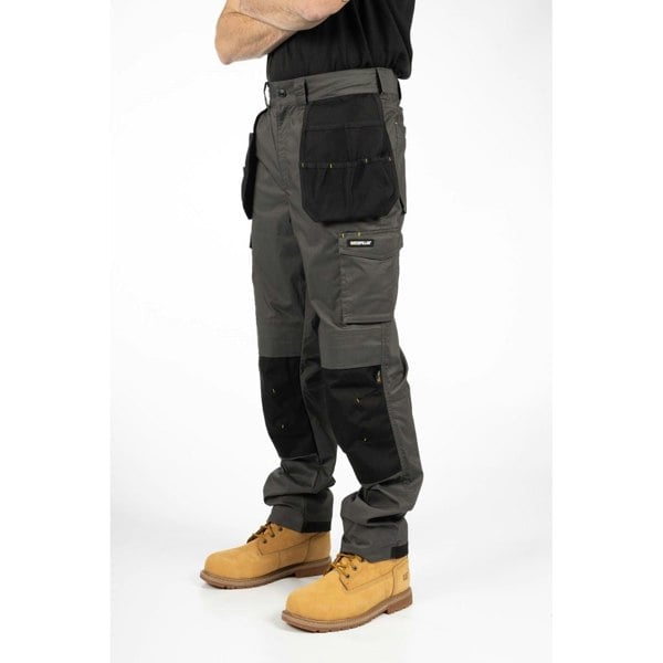 Caterpillar Nexus Holster Stretch Pocket Cotton Men's Outdoor Trousers - Grey