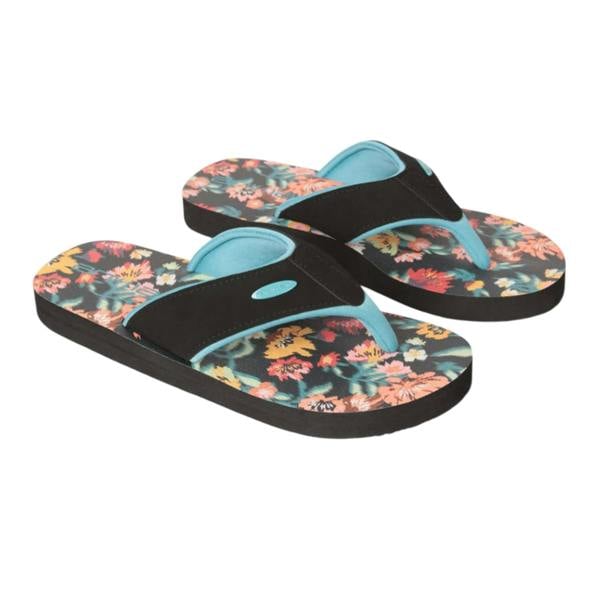 Animal Womens/Ladies Swish Floral Flip Flops - Red - 