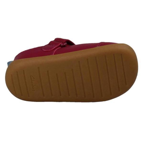 Clarks Girls Clarks Pre-Walking Bear Face T-Bar Shoes Roamer Hope