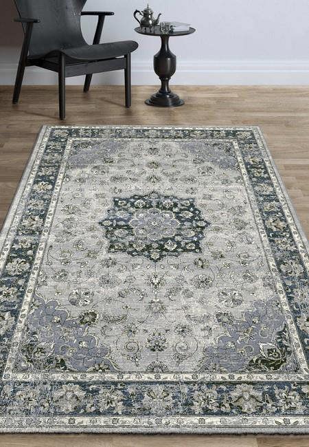 Da Vinci Rug - Blue/Grey