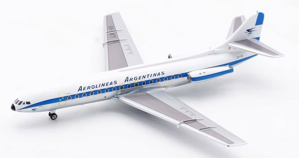 InFlight200 Aerolineas Argentina Caravelle 6 LV-III With Stand 1:200 Scale Inflight200 IF210AR1223P