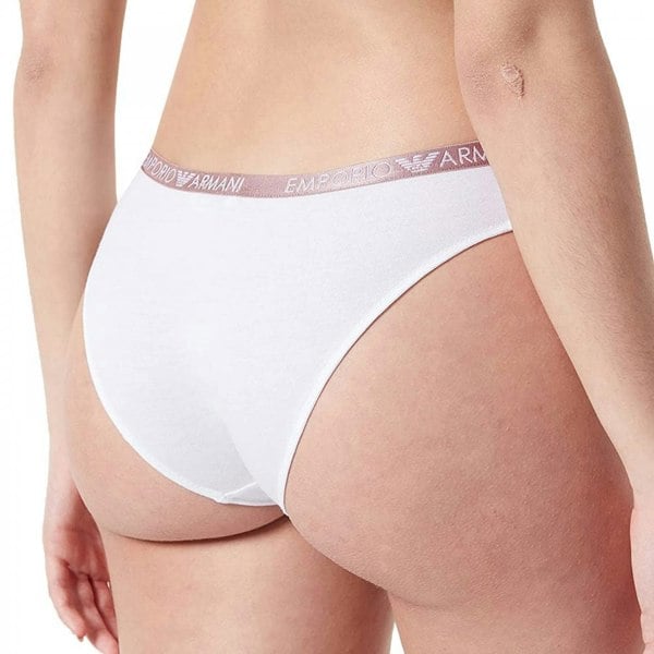 Emporio Armani 2-Pack Basic Cotton Brief, White